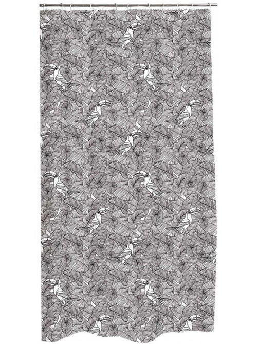 Rideau de douche Modele Amazonie - Kiabi