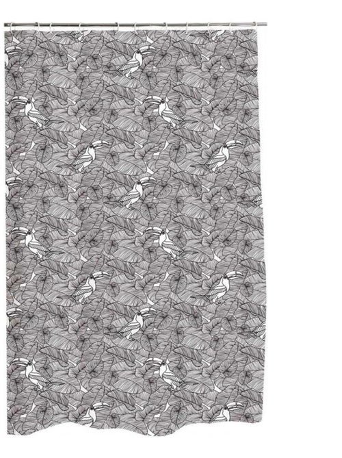 Rideau de douche Modele Amazonie - Kiabi