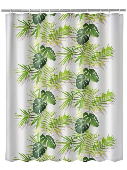 Rideau de douche monstera - Kiabi