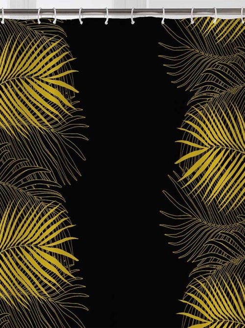 Rideau de douche  Orbella noir - Kiabi