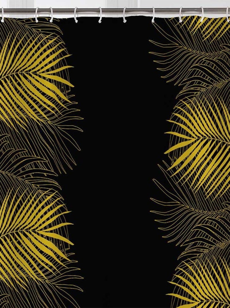 Rideau de douche  Orbella noir Noir - Kiabi