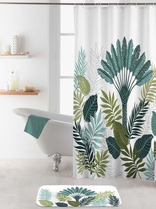 Rideau de douche Panazio feuille