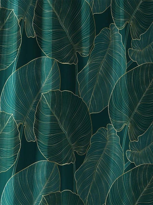 Rideau de douche polyester 180x200 Jade - Kiabi Rideau de douche polyester 180x200 Jade - Kiabi