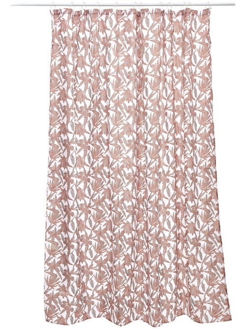 Rideau de douche rectangulaire bloom - Kiabi