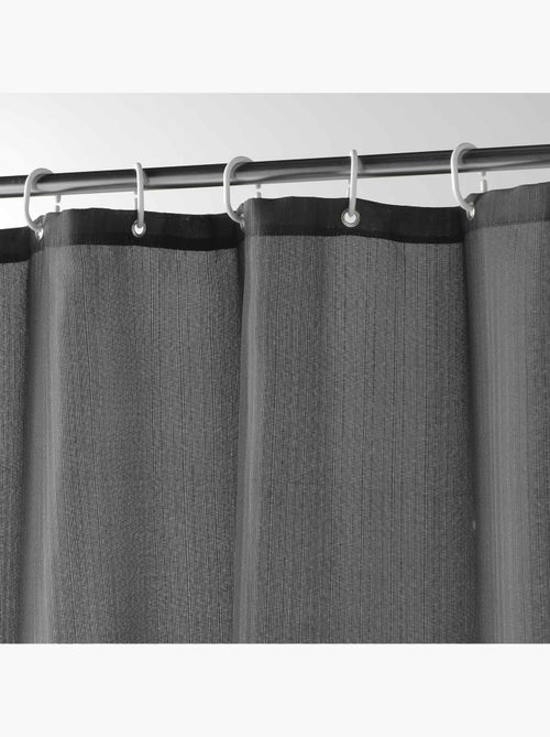 Rideau de douche texturé uni - Kiabi