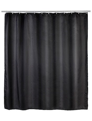 Rideau de douche uni anti-moisissure PLAIN