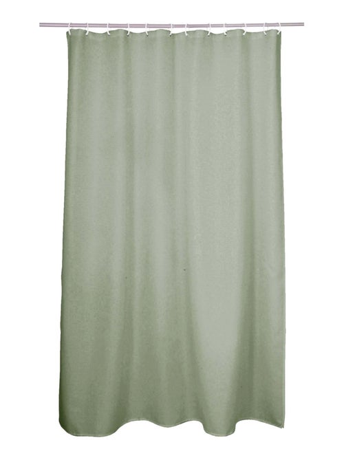 Rideau de Douche vert sauge - Kiabi