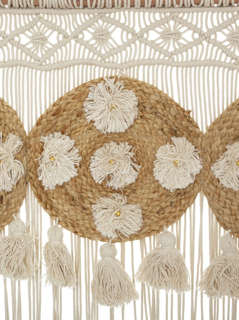Rideau de fil en macramé Beige - Kiabi