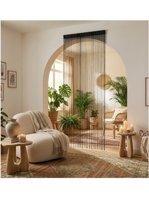 Rideau de fils Collection uni - Kiabi