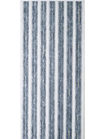 Rideau de porte en chenille bicolore