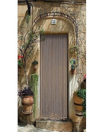 Rideau de porte en corde tressée