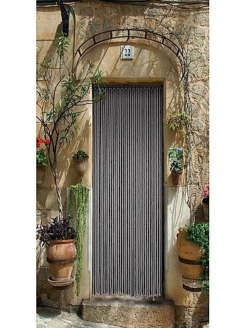 Rideau de porte en corde tressée