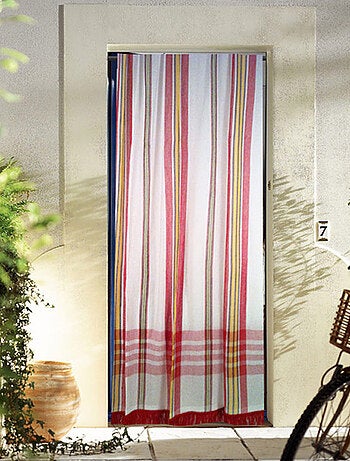 Rideau de Porte "Marseillais" à rayures d'Antan