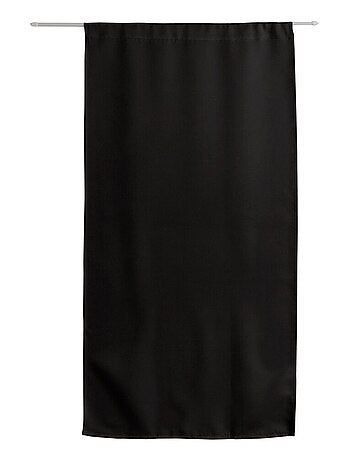 Rideau de porte occultant 90x210 Basic noir