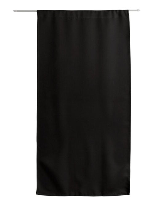 Rideau de porte occultant 90x210 Basic noir - Kiabi