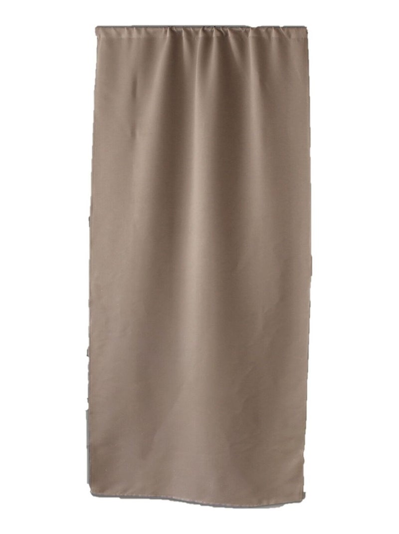 Rideau de porte occultant REGLISSE Beige - Kiabi