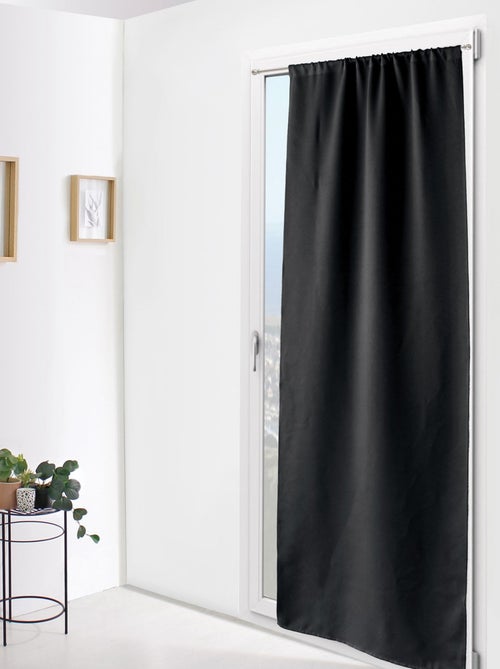 Rideau de porte occultant REGLISSE - Kiabi