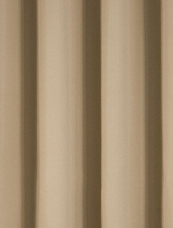 Rideau déco uni occultant et thermique