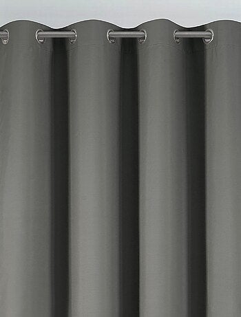 Rideau déco uni occultant et thermique