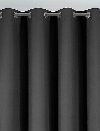 Rideau déco uni occultant et thermique