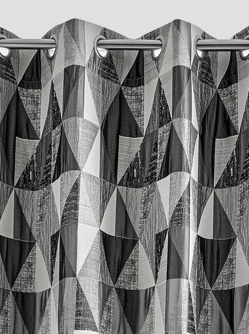 Rideau design à motifs triangulaires - Kiabi