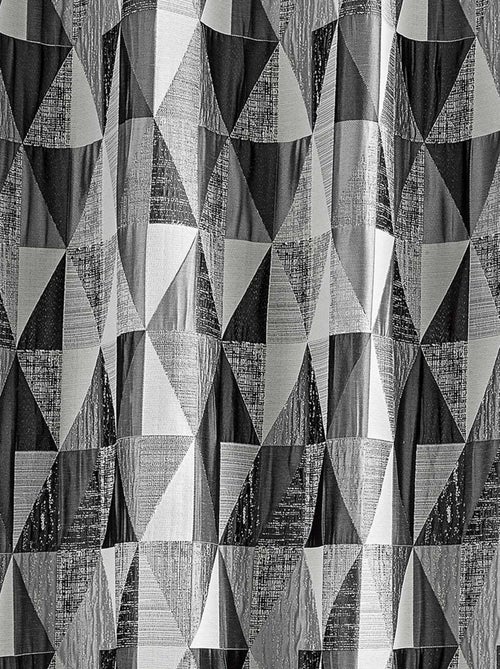 Rideau design à motifs triangulaires - Kiabi