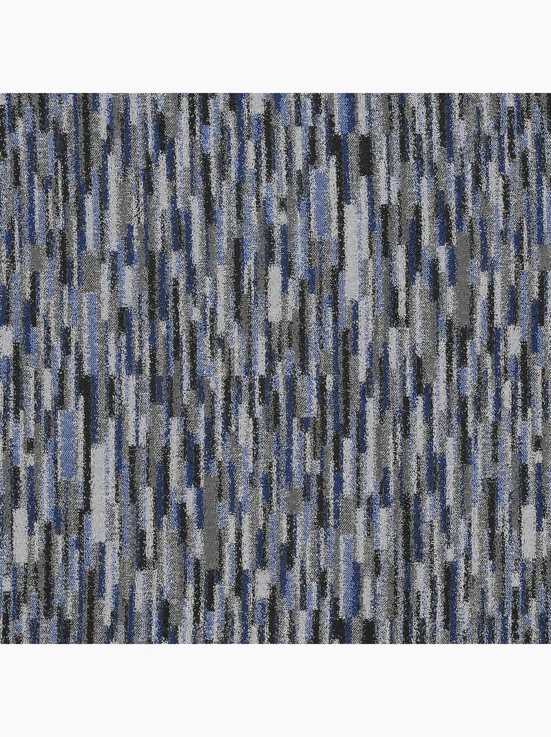 Rideau design aquarelle Bleu marine - Kiabi