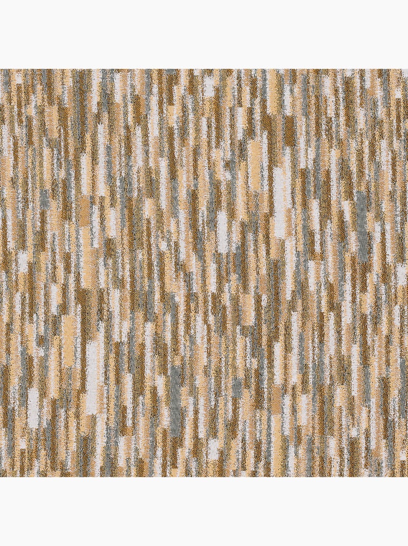 Rideau design aquarelle Moutarde - Kiabi