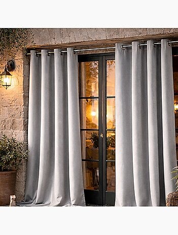 Rideau d'extérieur en tissu déperlant