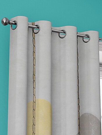 Rideau Disney Mickey et Minnie sur la balançoire - 140x250 cm