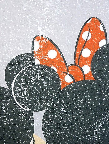 Rideau Disney Mickey et Minnie sur la balançoire - 140x250 cm