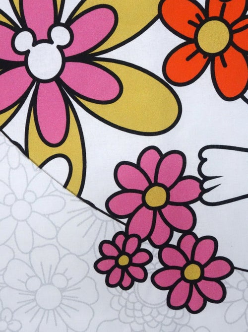 Rideau Disney Tête Mickey en forme de fleurs - 140x250 cm - Kiabi