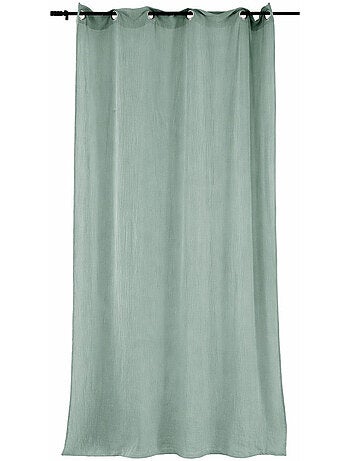 Rideau Double Gaze de Coton - Vert
