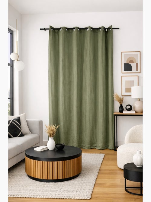 Rideau Double Gaze de Coton - Kiabi