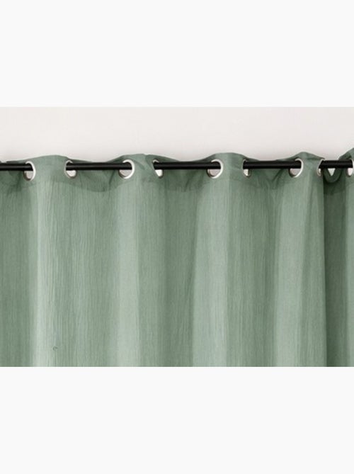 Rideau Double Gaze de Coton - Kiabi