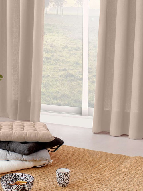 Rideau Dune en coton recyclé - Kiabi