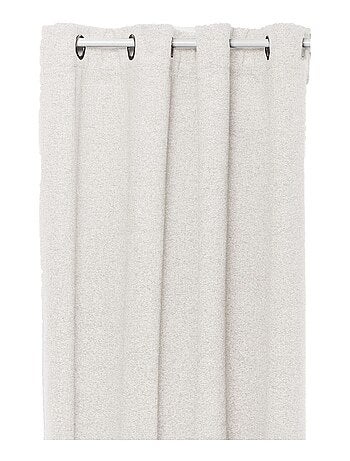 Rideau effet bouclette isolant et occultant SOANA