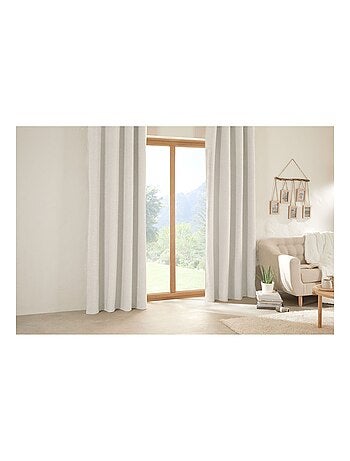 Rideau effet bouclette isolant et occultant SOANA