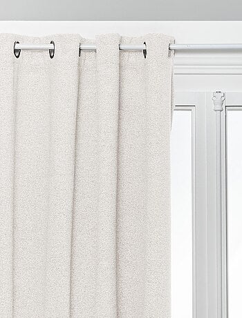 Rideau effet bouclette isolant et occultant SOANA