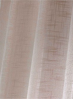 Rideau effet lin - Kiabi