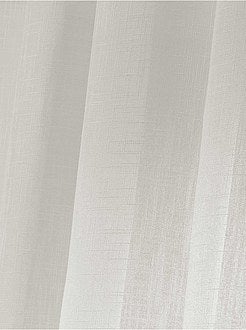 Rideau effet lin - Kiabi