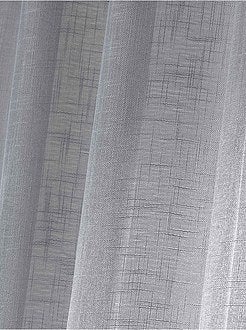 Rideau effet lin - Kiabi