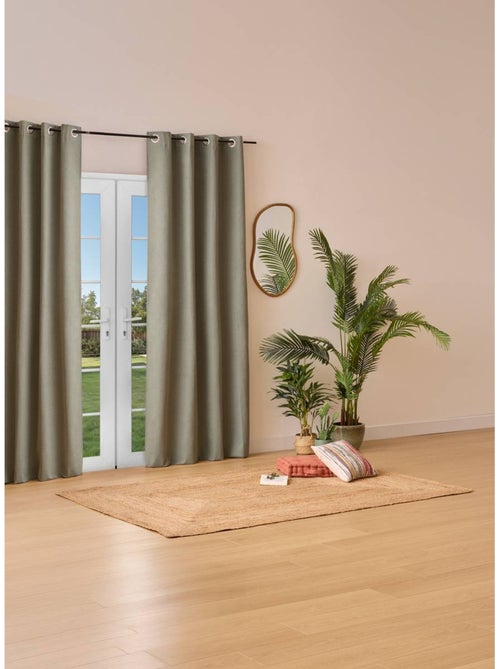 Rideau effet lin occultant LUA - Kiabi Rideau effet lin occultant LUA - Kiabi