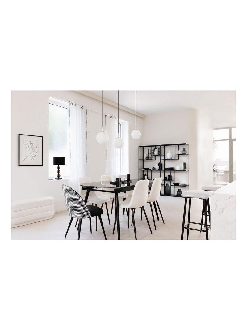 Rideau en 100% lin LINAH Blanc - Kiabi