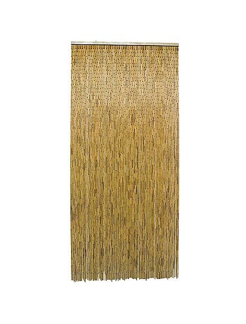 Rideau en bâtonnet de bambou vernis