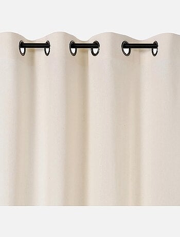 Rideau en coton et chanvre