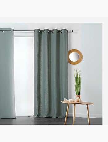 Rideau en coton et chanvre