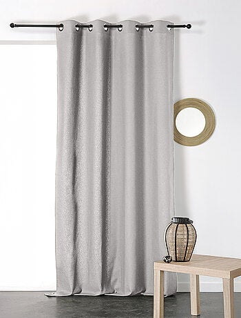 Rideau en Coton et Lin Uni XXL