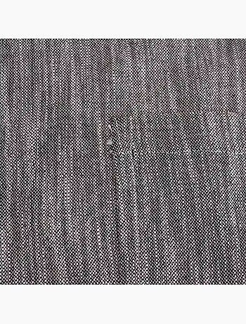 Rideau en coton gris chiné 140x250cm