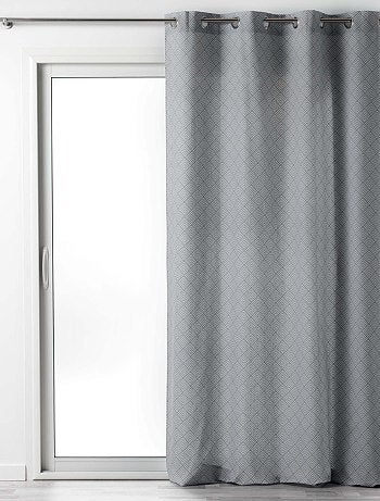 Rideau en coton imprimé lenon